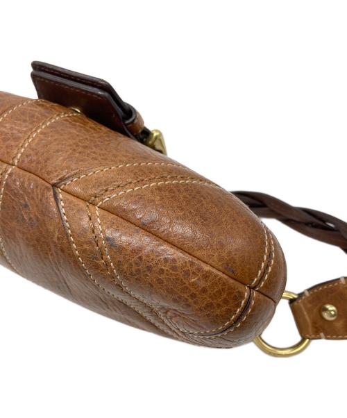 COACH（コーチ）COACH (コーチ) ソーホーワンショルダーバッグ　レザーバッグ ブラウン サイズ:実寸参照の古着・服飾アイテム