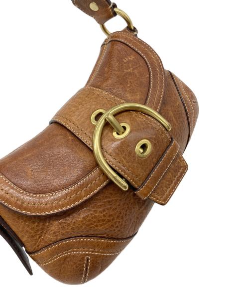 COACH（コーチ）COACH (コーチ) ソーホーワンショルダーバッグ　レザーバッグ ブラウン サイズ:実寸参照の古着・服飾アイテム