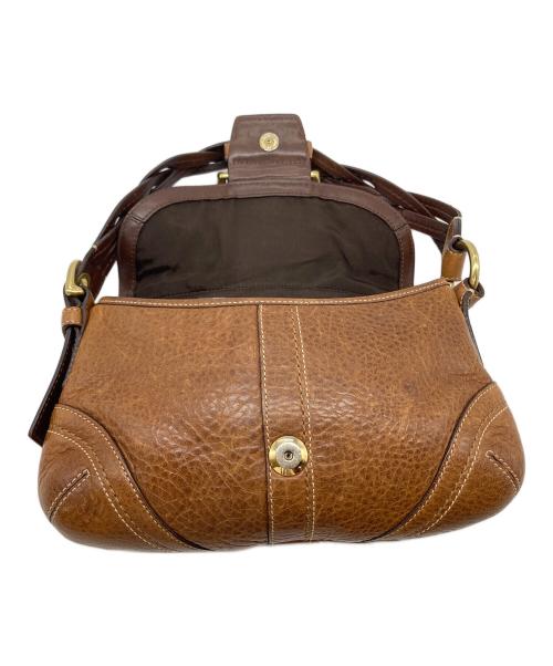 COACH（コーチ）COACH (コーチ) ソーホーワンショルダーバッグ　レザーバッグ ブラウン サイズ:実寸参照の古着・服飾アイテム