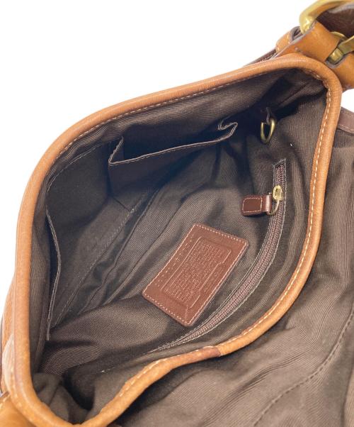 COACH（コーチ）COACH (コーチ) ソーホーワンショルダーバッグ　レザーバッグ ブラウン サイズ:実寸参照の古着・服飾アイテム