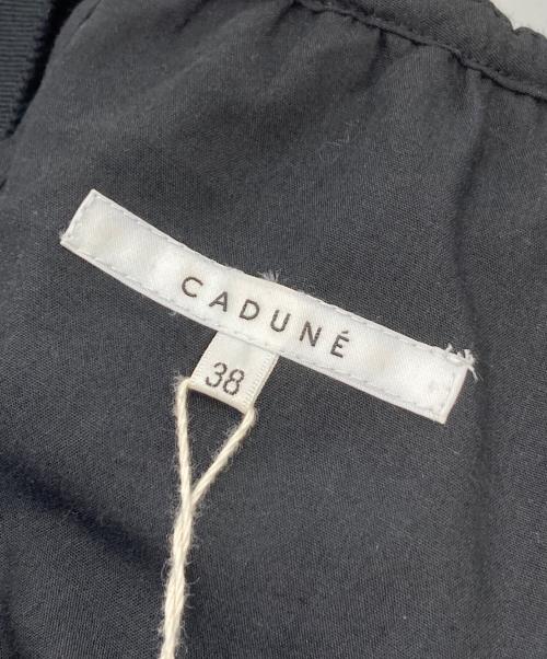 CADUNE（カデュネ）CADUNE (カデュネ) カットワークレースキャミソール ブラック サイズ:38 未使用品の古着・服飾アイテム