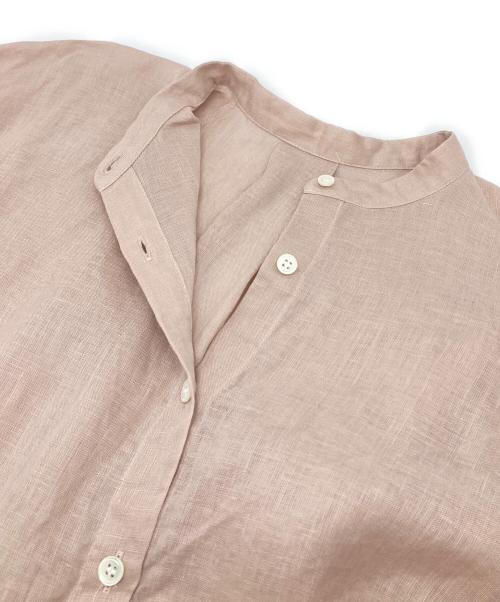UNTITLED（アンタイトル）UNTITLED (アンタイトル) リネンドルマンシャツ ラグランシャツ　日本製 ピンク サイズ:2の古着・服飾アイテム