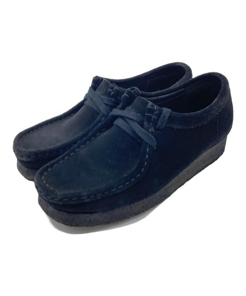 CLARKS（クラークス）CLARKS (クラークス) スウェードワラビー ブラック サイズ:UK3の古着・服飾アイテム