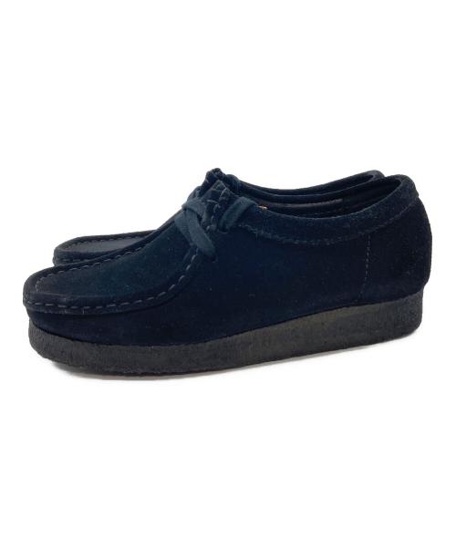 CLARKS（クラークス）CLARKS (クラークス) スウェードワラビー ブラック サイズ:UK3の古着・服飾アイテム