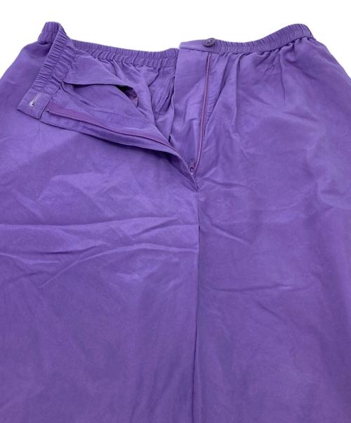H BEAUTY&YOUTH（エイチ ビューティー&ユース）H BEAUTY&YOUTH (エイチ ビューティー&ユース) SILK PANTS パープル サイズ:Mの古着・服飾アイテム