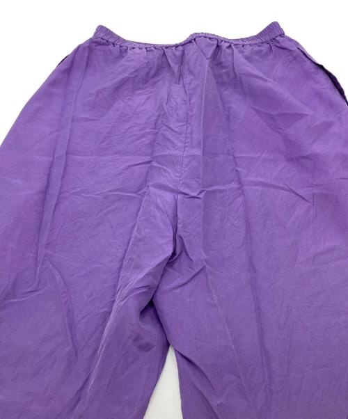 H BEAUTY&YOUTH（エイチ ビューティー&ユース）H BEAUTY&YOUTH (エイチ ビューティー&ユース) SILK PANTS パープル サイズ:Mの古着・服飾アイテム