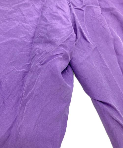 H BEAUTY&YOUTH（エイチ ビューティー&ユース）H BEAUTY&YOUTH (エイチ ビューティー&ユース) SILK PANTS パープル サイズ:Mの古着・服飾アイテム