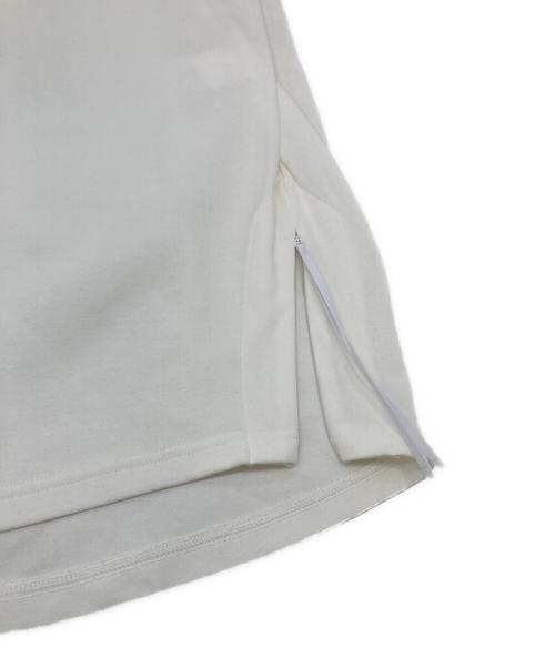 HYKE（ハイク）HYKE (ハイク) バックジップ デザインノースリーブ ブラウス ホワイト サイズ:2の古着・服飾アイテム