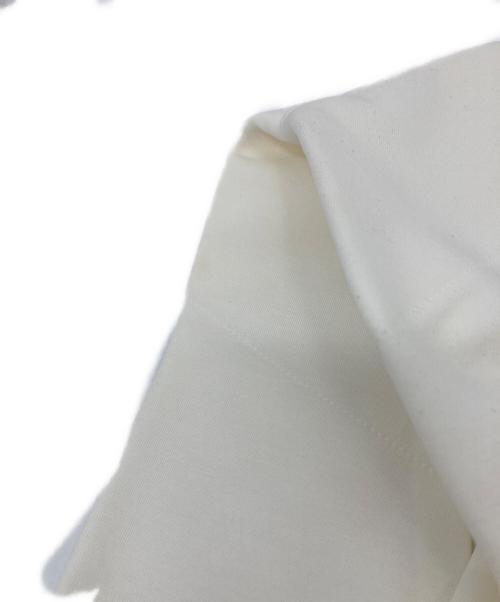 HYKE（ハイク）HYKE (ハイク) バックジップ デザインノースリーブ ブラウス ホワイト サイズ:2の古着・服飾アイテム