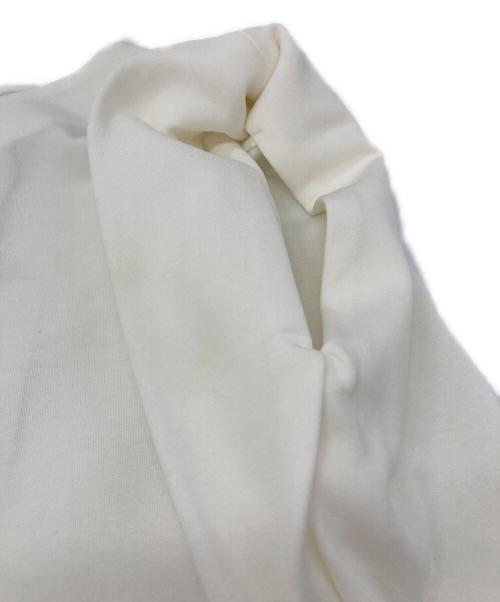 HYKE（ハイク）HYKE (ハイク) バックジップ デザインノースリーブ ブラウス ホワイト サイズ:2の古着・服飾アイテム
