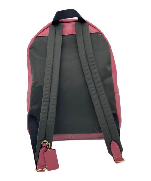 COACH（コーチ）COACH (コーチ) シグネチャーミニバックパック ピンク サイズ:実寸参照の古着・服飾アイテム