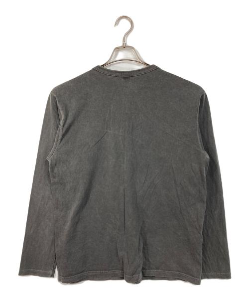 good on（グッドオン）good on (グッドオン) ピグメント染めカーディガン　USA製 グレー サイズ:Mの古着・服飾アイテム