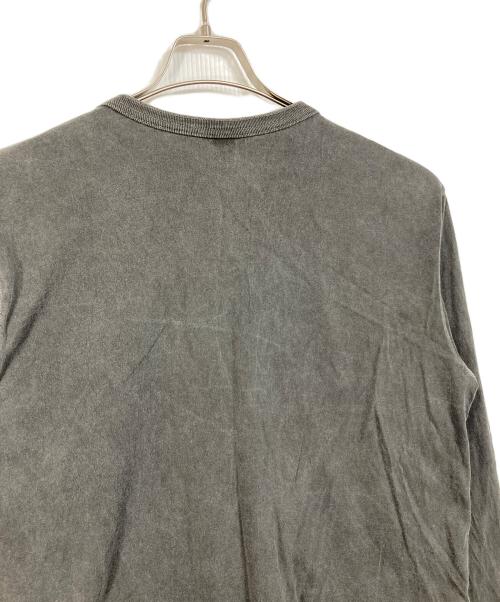 good on（グッドオン）good on (グッドオン) ピグメント染めカーディガン　USA製 グレー サイズ:Mの古着・服飾アイテム