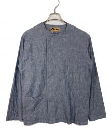 NIGEL CABOURN（ナイジェルケーボン）の古着「スリーピングシャツ」｜ブルー