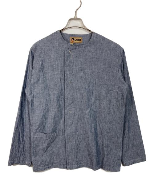 NIGEL CABOURN（ナイジェルケーボン）NIGEL CABOURN (ナイジェルケーボン) スリーピングシャツ ブルー サイズ:４６の古着・服飾アイテム