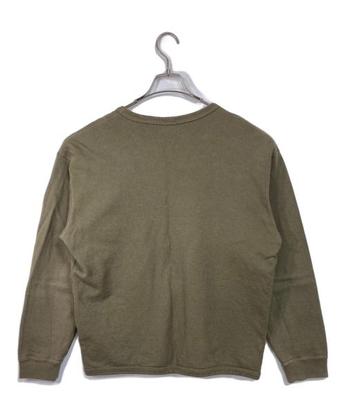 BARNS（バーンズ）BARNS (バーンズ) ジップカーディガン オリーブ サイズ:Mの古着・服飾アイテム