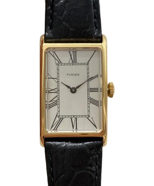 TIMEX（タイメックス）TIMEX (タイメックス) 1976 ドレス レクタングル リイシュー　腕時計 ホワイト×ブラック サイズ:実寸参照の古着・服飾アイテム