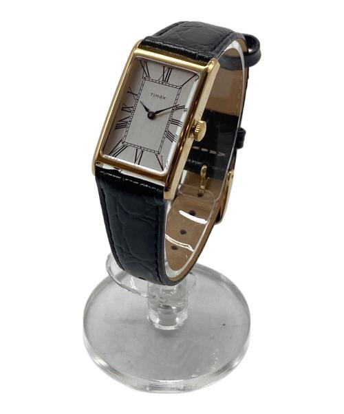 TIMEX（タイメックス）TIMEX (タイメックス) 1976 ドレス レクタングル リイシュー　腕時計 ホワイト×ブラック サイズ:実寸参照の古着・服飾アイテム