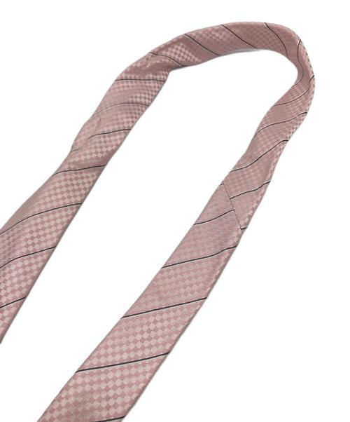 LOUIS VUITTON（ルイ ヴィトン）LOUIS VUITTON (ルイ ヴィトン) ネクタイ　イタリア製 ピンク サイズ:実寸参照の古着・服飾アイテム