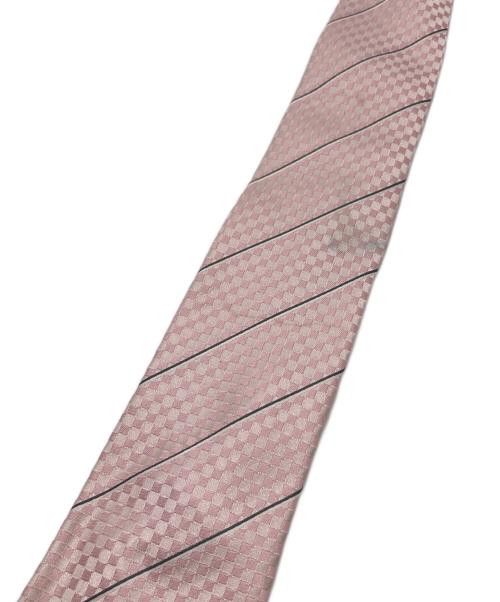 LOUIS VUITTON（ルイ ヴィトン）LOUIS VUITTON (ルイ ヴィトン) ネクタイ　イタリア製 ピンク サイズ:実寸参照の古着・服飾アイテム