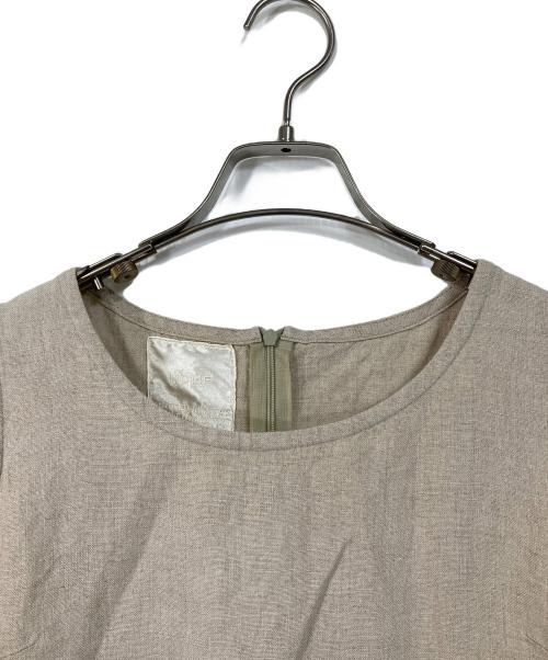 fog linen work（フォグリネンワーク）fog linen work (フォグリネンワーク) ノースリーブリネンワンピース　ロングワンピース ベージュ サイズ:実寸参照の古着・服飾アイテム