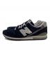 NEW BALANCE (ニューバランス) ローカットスニーカー ネイビー サイズ:26.5cm：5000円