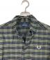 FRED PERRY (フレッドペリー) Brushed Oxford Tartan Shirt  ブラッシュドオックスフォードタータンシャツ　長袖シャツ　チェックシャツ　ワンポイント刺繍 カーキ サイズ:M：5000円