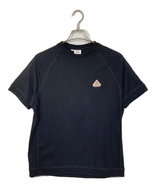 Pyrenex（ピレネックス）Pyrenex (ピレネックス) PEAK リブラグランスリーブTシャツ　半袖カットソー　 ブラック サイズ:Mの古着・服飾アイテム