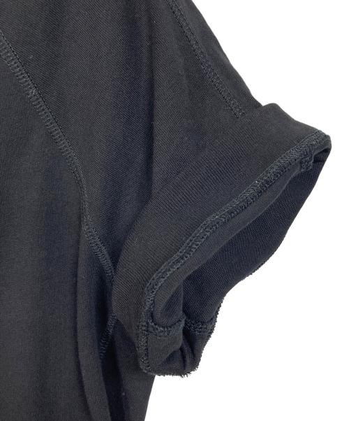 Pyrenex（ピレネックス）Pyrenex (ピレネックス) PEAK リブラグランスリーブTシャツ　半袖カットソー　 ブラック サイズ:Mの古着・服飾アイテム