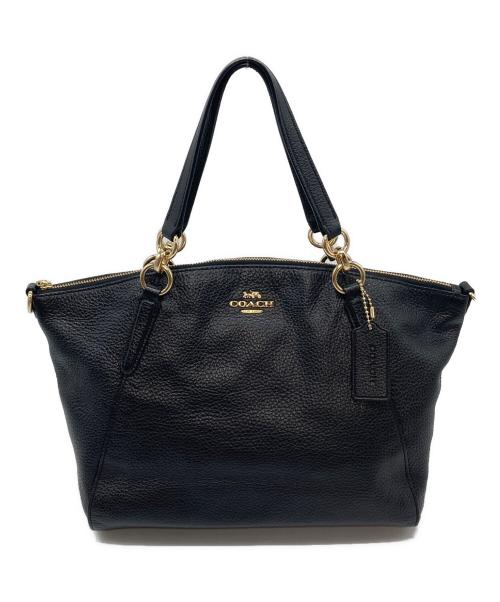 COACH（コーチ）COACH (コーチ) ケルシー 2WAYハンドバッグ ブラック サイズ:実寸参照の古着・服飾アイテム