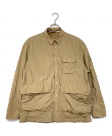 GRAMICCI（グラミチ）の古着「LT NYLON UTILITY SHIRT ナイロンシャツ」｜ベージュ