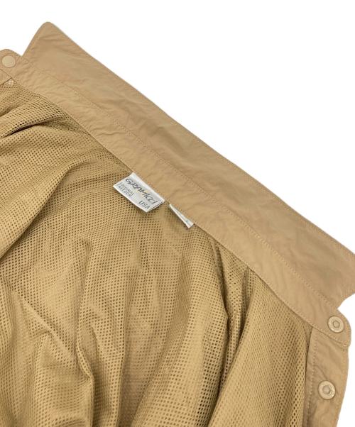GRAMICCI（グラミチ）GRAMICCI (グラミチ) LT NYLON UTILITY SHIRT ナイロンシャツ ベージュ サイズ:Sの古着・服飾アイテム
