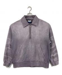 MAISON SPECIAL（メゾンスペシャル）の古着「Sandblasting Sweat  サンドブラスティングスウェット」｜パープル