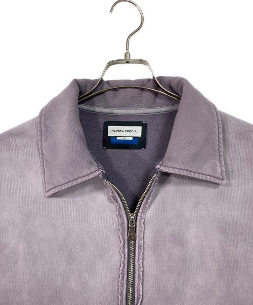 MAISON SPECIAL（メゾンスペシャル）MAISON SPECIAL (メゾンスペシャル) Sandblasting Sweat  サンドブラスティングスウェット パープル サイズ:1の古着・服飾アイテム