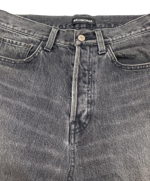BALENCIAGA（バレンシアガ）BALENCIAGA (バレンシアガ) 18SS  カットオフデニムハーフパンツ　日本製 グレー サイズ:30の古着・服飾アイテム