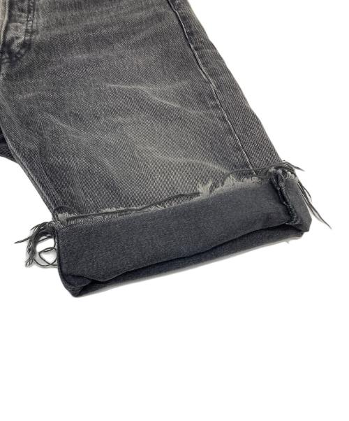 BALENCIAGA（バレンシアガ）BALENCIAGA (バレンシアガ) 18SS  カットオフデニムハーフパンツ　日本製 グレー サイズ:30の古着・服飾アイテム