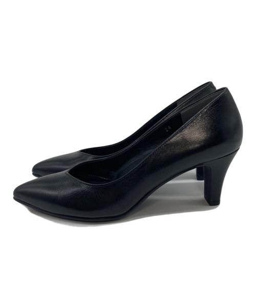 Obi de Boots iki（オビデブーツイキ）Obi de Boots iki (オビデブーツイキ) 金鱗 ドッキングパンプス ブラック サイズ:24㎝の古着・服飾アイテム