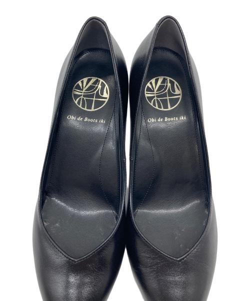 Obi de Boots iki（オビデブーツイキ）Obi de Boots iki (オビデブーツイキ) 金鱗 ドッキングパンプス ブラック サイズ:24㎝の古着・服飾アイテム