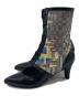 Obi de Boots iki (オビデブーツイキ) 金鱗 ドッキングパンプス ブラック サイズ:24㎝：8000円