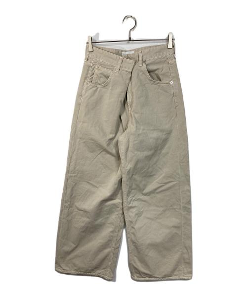AGOLDE（エーゴールドイー）AGOLDE (エーゴールドイー) VANA FOLD デニム ベージュ サイズ:W２５の古着・服飾アイテム