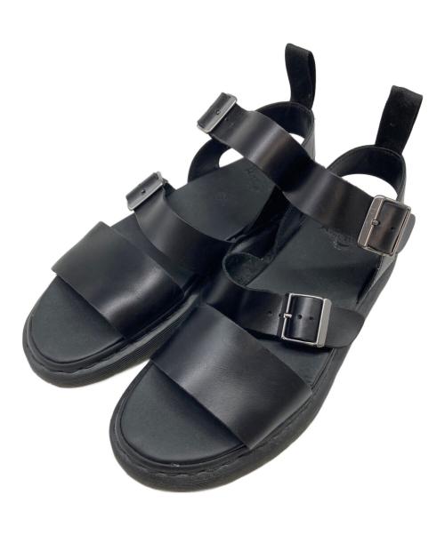 Dr.Martens（ドクターマーチン）Dr.Martens (ドクターマーチン) GRYPHON サンダル ブラック サイズ:UK9の古着・服飾アイテム