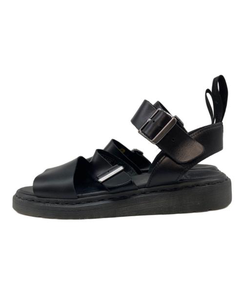 Dr.Martens（ドクターマーチン）Dr.Martens (ドクターマーチン) GRYPHON サンダル ブラック サイズ:UK9の古着・服飾アイテム
