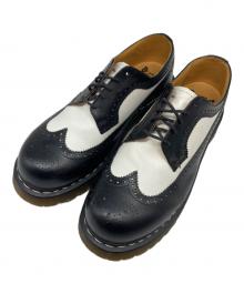 Dr.Martens（ドクターマーチン）の古着「10458 ウィングチップシューズ」｜ブラック×ホワイト