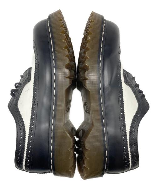 Dr.Martens（ドクターマーチン）Dr.Martens (ドクターマーチン) 10458 ウィングチップシューズ ブラック×ホワイト サイズ:UK10の古着・服飾アイテム