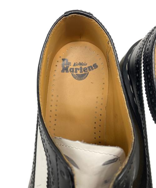Dr.Martens（ドクターマーチン）Dr.Martens (ドクターマーチン) 10458 ウィングチップシューズ ブラック×ホワイト サイズ:UK10の古着・服飾アイテム