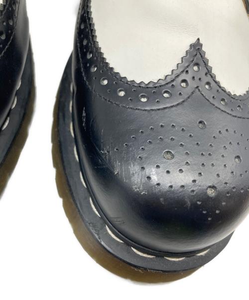 Dr.Martens（ドクターマーチン）Dr.Martens (ドクターマーチン) 10458 ウィングチップシューズ ブラック×ホワイト サイズ:UK10の古着・服飾アイテム