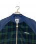 adidas (アディダス) タータン カレッジジャケット アディダス ライフスタイル ジャケット ネイビー×グリーン サイズ:2XL：5000円