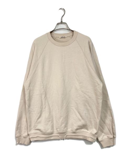 AURALEE（オーラリー）AURALEE (オーラリー) SMOOTH SOFT SWEAT P/O ベージュ サイズ:1の古着・服飾アイテム