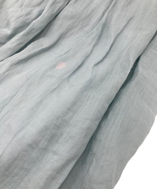 IENA（イエナ）IENA (イエナ) ラミーギャザーロングスカート ブルー サイズ:36の古着・服飾アイテム
