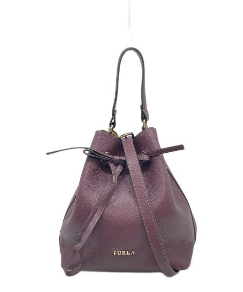 FURLA（フルラ）FURLA (フルラ) 2WAY巾着バッグ パープル サイズ:実寸参照の古着・服飾アイテム